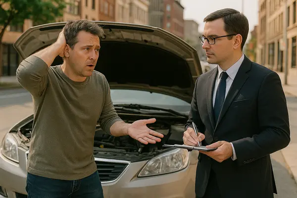 a man taking down a report from the owner of a lemon car from San Jose Lemon Law Attorney in San Jose, CA Lawyer near me a man taking down a report from the owner of a lemon car from San Jose Lemon Law Attorney in San Jose, CA Lawyer near me