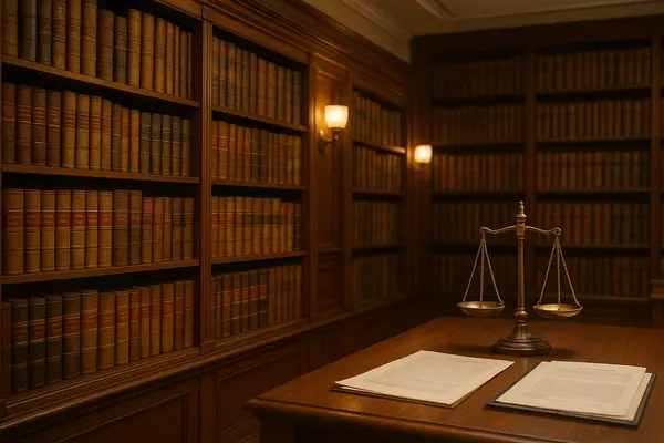 an empty office with bookshelves and scales of justice on the desk from San Jose Lemon Law Attorney in San Jose, CA - Lemon Law for Toyota Vehicles an empty office with bookshelves and scales of justice on the desk from San Jose Lemon Law Attorney in San Jose, CA - Lemon Law for Toyota Vehicles
